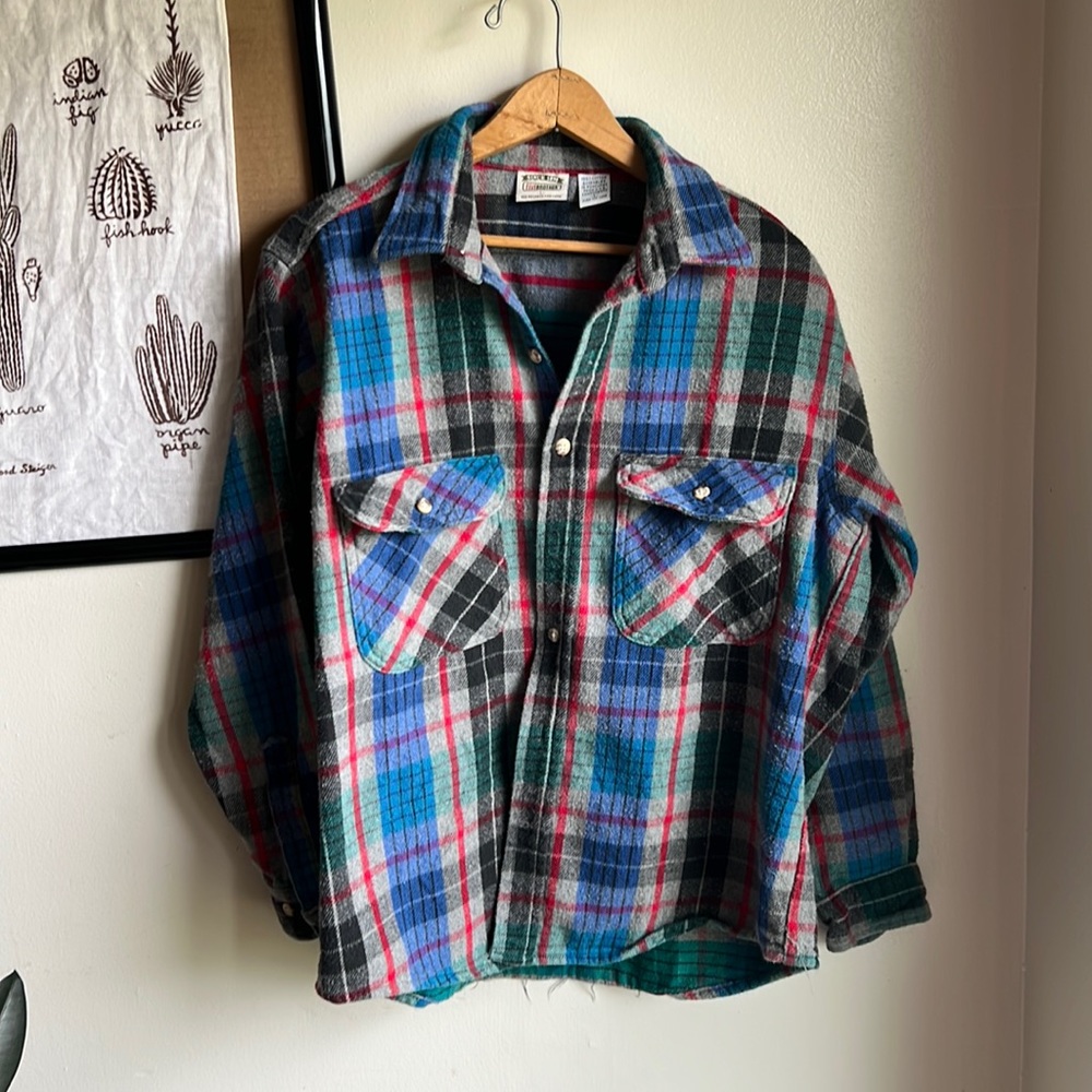 Super soft Five Brother plaid flannel